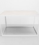 white-frame-table