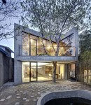 Perfect Combination between Concrete and Nature Tea House in Shanghai (1)