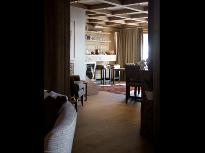 A Warm Chalet in the Middle of Snowy Alps