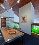 Eclectic Apartment in the Netherlands Integrating an Aquarium with an Exotic Touch (2)