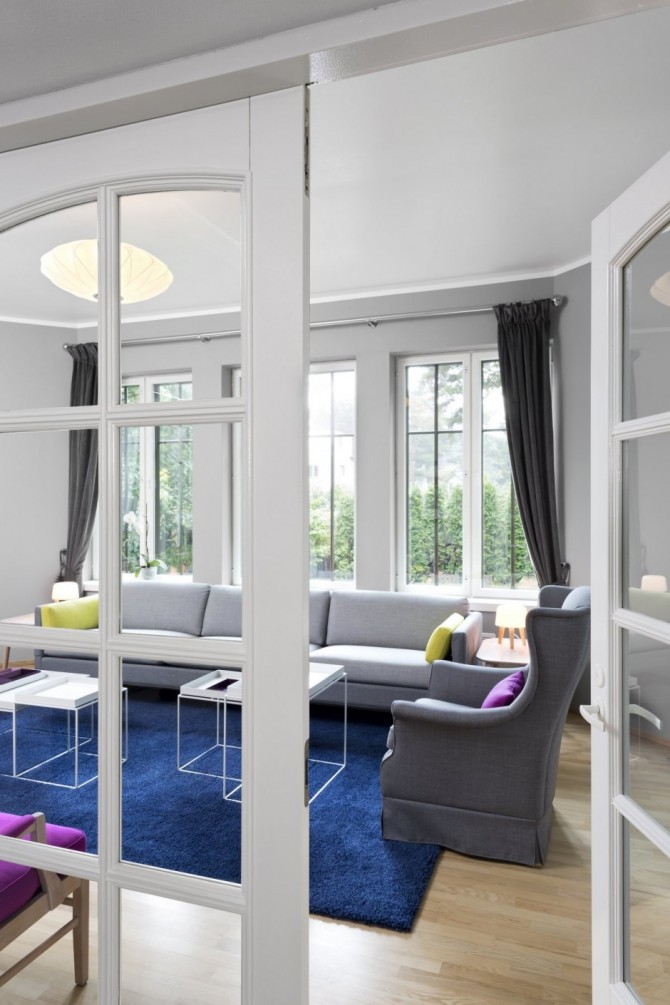 Norwegian Official Residence Based on Grey Shades